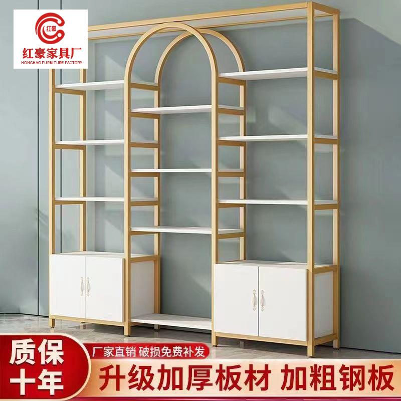 轻奢服装店展示架美甲展示柜理发店展柜产品商用货架美容院置物架