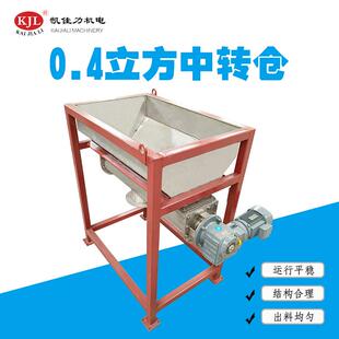 污泥暂存料仓0.4立方不锈钢料仓不带破拱装置料斗污泥处理设备