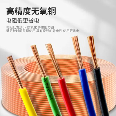 QVR国标纯铜汽车线 线105度软线 线0.3/0.5/0G.75/1/1.5平方低压