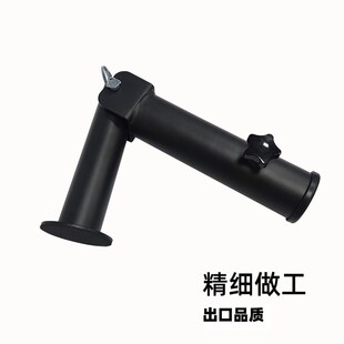 家用健身杠铃炮筒j架杆地雷铃划船门后固定器核心背部爆发力量训
