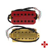 双线圈双联四导拾音器o电吉他双线圈拾音器双拾音器双联拾音器