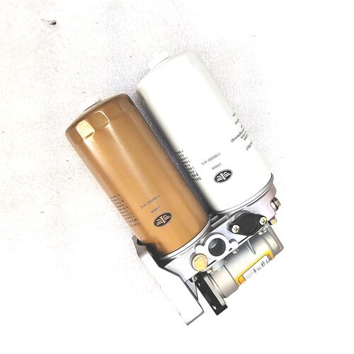 适配解放汽车J6PJH6电动油水分离器总成K燃油粗滤芯带底座原厂配