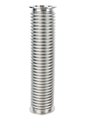 KF真空软管16/25/40/50高真空波纹管真空O软管304不锈钢 氦气