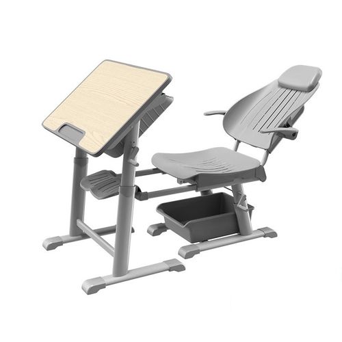 午休课桌椅可躺睡式升降套装高中C小学生培训补习辅导班教室学习