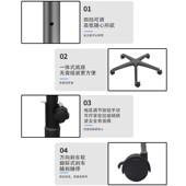 显示器电b脑屏幕免打孔落地移动挂架142632寸通用电视立式 支架推