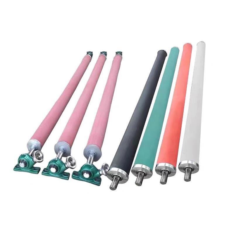 橡胶弯辊弧形辊展平辊舒展辊 扩幅C辊 弯曲辊托辊胶辊导布辊除皱