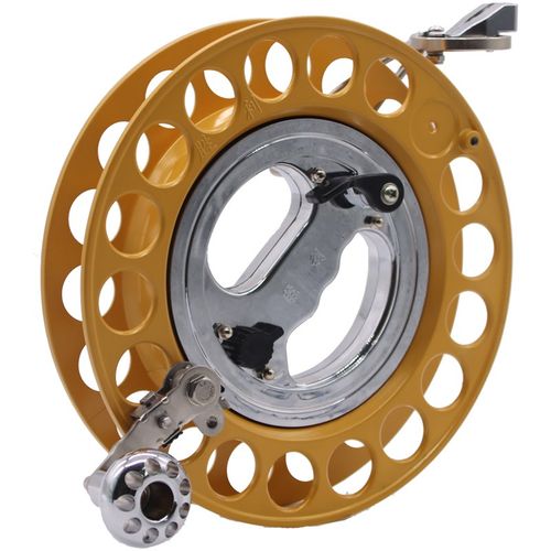 胜利S7合金刹车手握轮28cm风筝线轮加J长摇臂大轴承风筝轮盘手摇