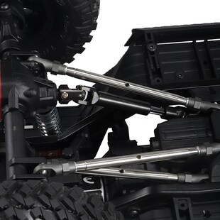 SCX10 硬化钢制花键传动轴 10攀爬d车 十字万向 TRX4 D90 幽灵