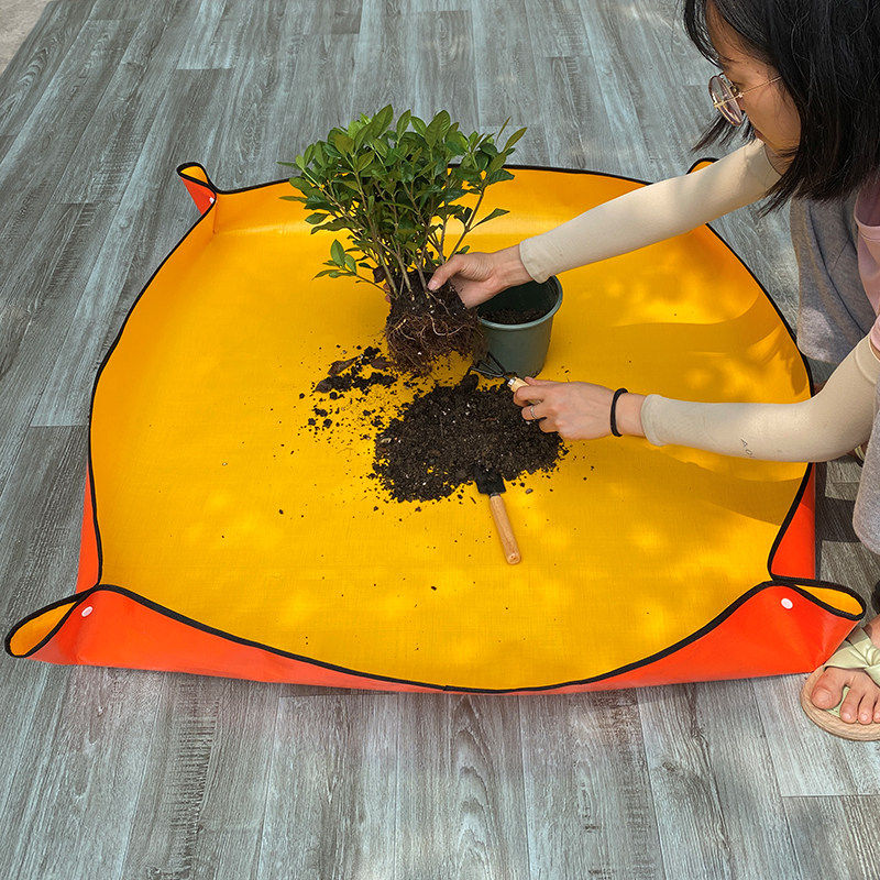 家用园艺地垫多肉绿植阳台翻盆换土花垫操作拌土种植工具防水垫子