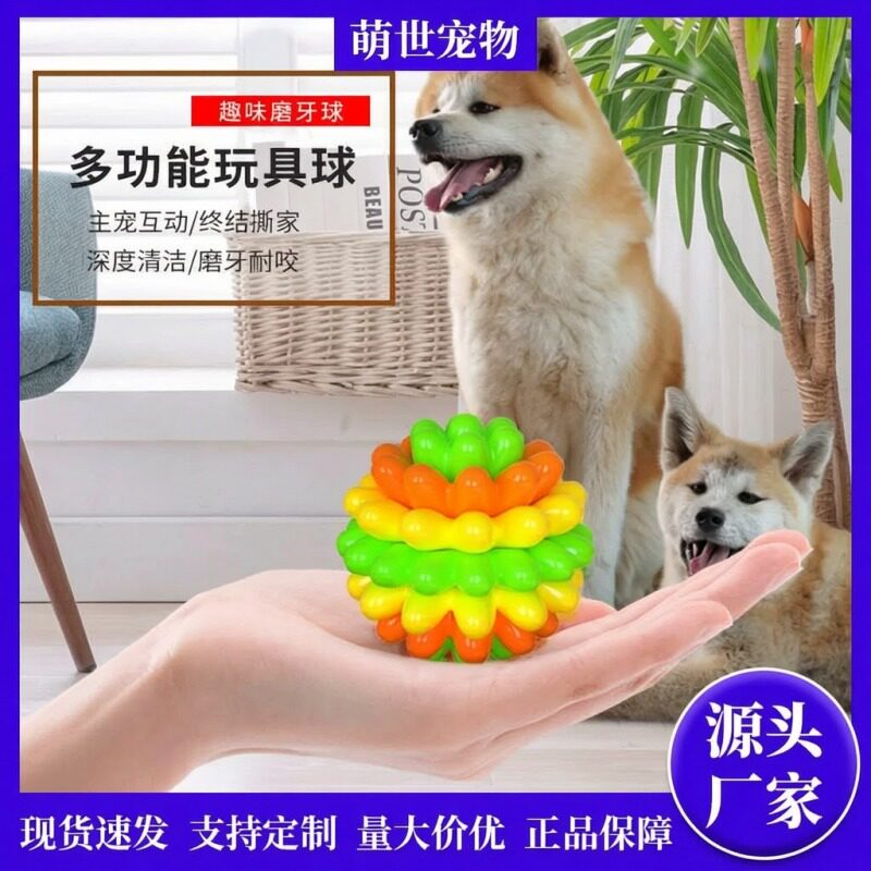 狗狗玩具咬不烂宠物互动洁齿球