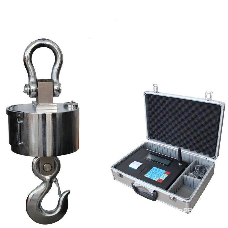 销售工厂码头航吊秤带无线打印RS-232通讯传输5吨上海电子吊秤