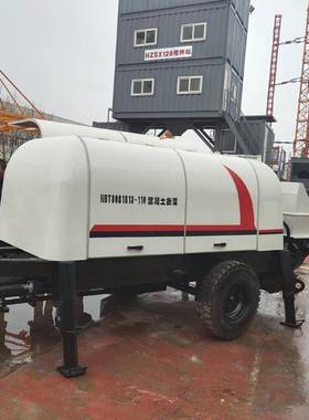 柴油动力混凝土泵HBTS90-18-176R地基打桩浇灌泵车载式混凝土泵