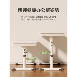 习卧室工作台学桌写儿童桌学生字 家用小型电脑桌椅套大白桌s7书装