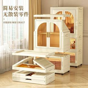 收纳简易衣柜家653用卧室儿折童宝宝小衣橱衣服储物柜爽免 安柜装