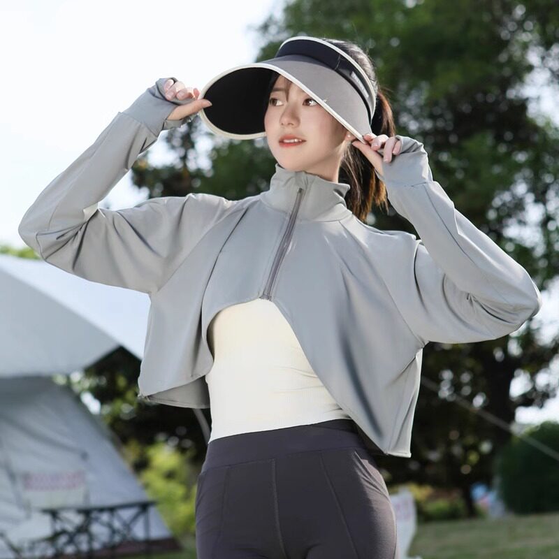 防晒衣女2026新款女司机开车防晒斗篷披肩骑电动车遮阳神器罩衫薄