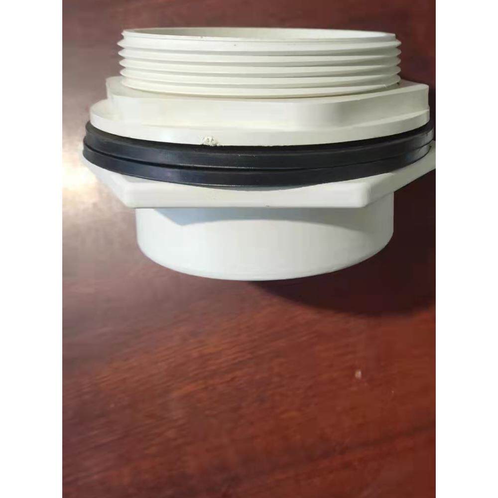 abs水箱水塔出水口接头 塑料水桶外丝接头 50-110帆布鱼池出水口