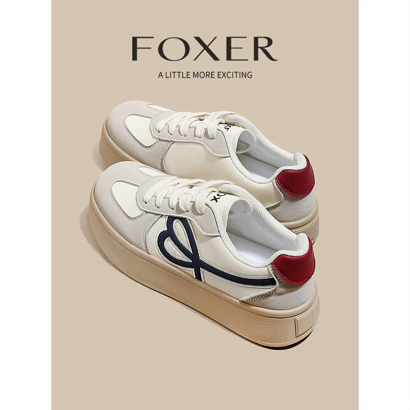 厚底德训鞋女款2025新款春夏时尚百搭轻便拼色软底不累脚休闲板鞋