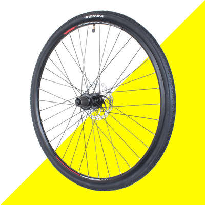 700C公路旅行自行车碟刹轮组卡式快拆培林前后车轮32/35/38/40C