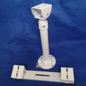 双头摄像机加长杆监控伸缩支架吊装 全铝万向鸭嘴调节室外I型立杆