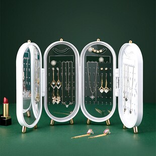 速发钉饰收纳盒耳环饰示架子放耳饰耳首项链的盒子家用收拾展品架