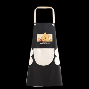 速发新款厨尚防水防油围裙餐饮男工时服作房家务围腰可印字围裙