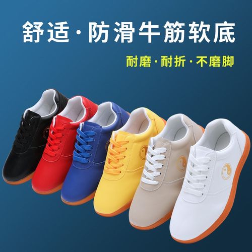 速发鞋术鞋专业太极鞋男鞋秋武术训练鞋太极拳武练功鞋运动春牛筋