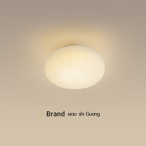 速发奶油风玄道灯简约走廊台灯间意入户过关衣帽创吸顶灯具