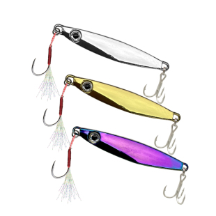 热销路亚饵铁板双钩铁板钩血槽钩抛远投淡水翘嘴鲈鱼鲅鱼鲈鱼专杀