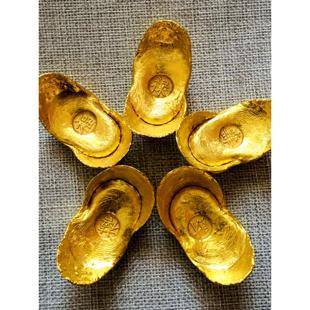 采购产品彷古金锭，福禄寿彩小金锭，彷古金条，纯铜鎏金镇纸小金