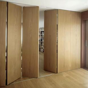 衣柜折叠门储物间隐形门步入式衣帽间门卧室隔断折叠门定制壁橱门