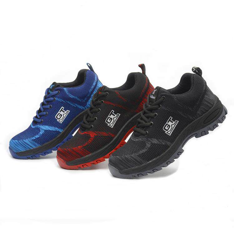 劳保鞋男透气防臭防滑耐磨轻便休闲防护鞋防砸防刺穿钢包头工作鞋