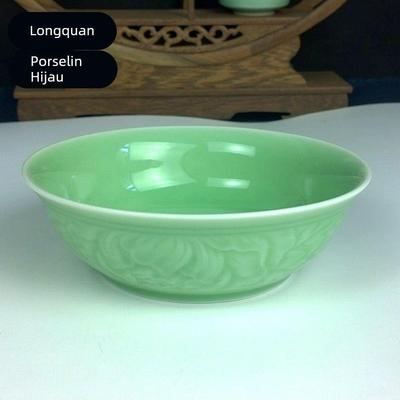 龙泉青瓷7寸面碗 陶瓷大汤碗拉面碗粥碗菜碗中式餐具泡面碗