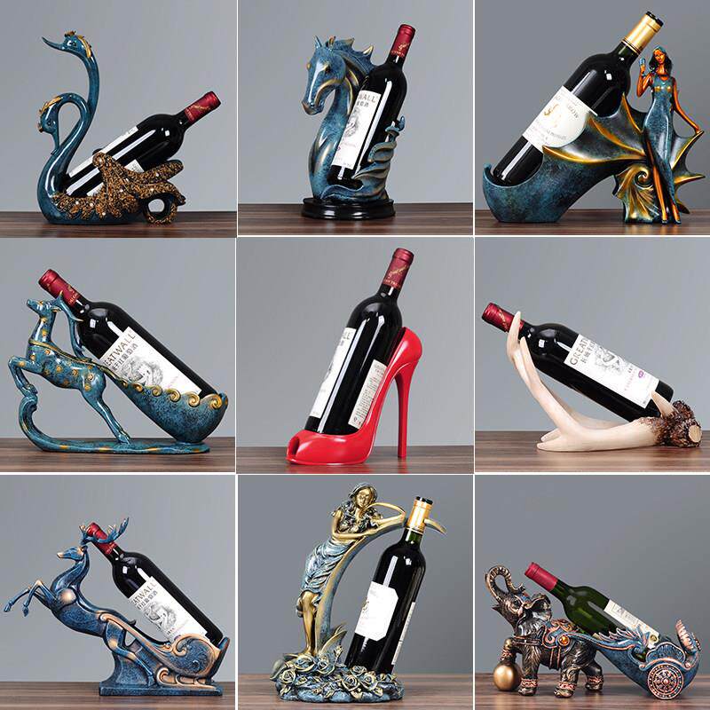 创意天鹅红酒架摆件欧式葡萄酒瓶架客厅桌餐酒柜装饰品礼物送礼