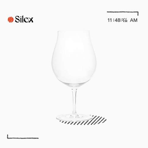 Silex 郁金香红酒杯手工制作无铅水晶玻璃矮脚杯家用宴会酒具礼物