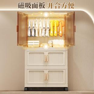 服储物儿童衣 免安家宝宝小衣柜加ZY厚婴儿挂衣收纳柜用整理箱衣装