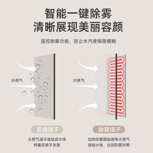 方智浴室镜触313摸屏光除雾防雾镜发壁挂卫生间led能形带灯酒店工