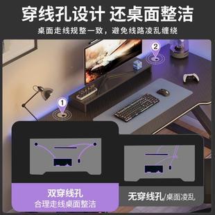 简易电脑桌桌家用书学生桌写字台极简风电竞台椅办公桌子书 MNE式