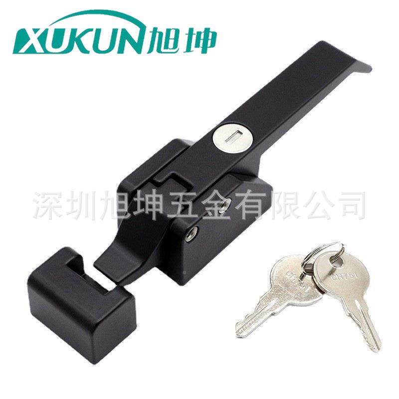 A7-10-51-20黑色无锁芯锁手门锁杠3杆把手货柜车用机械A7-10-35把