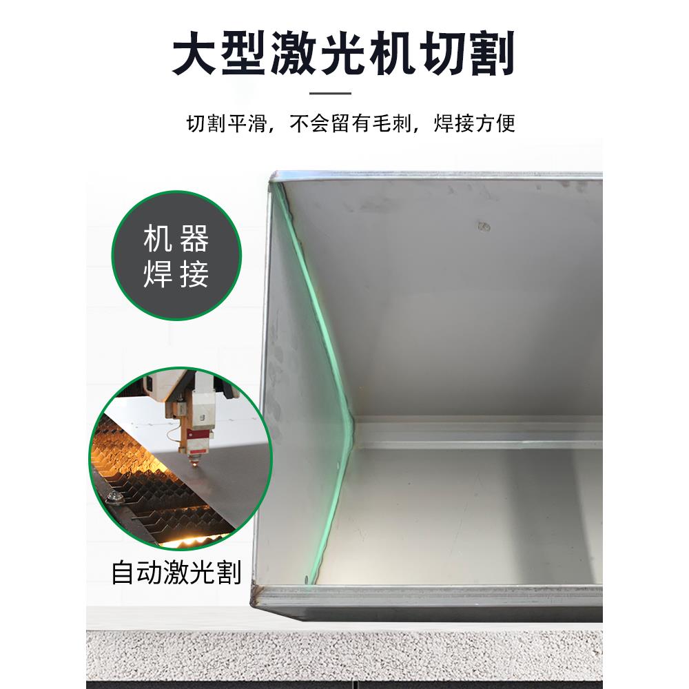 不锈湿钢育肥通槽猪定栏一体937料槽母保育通长槽料猪槽M型位落地