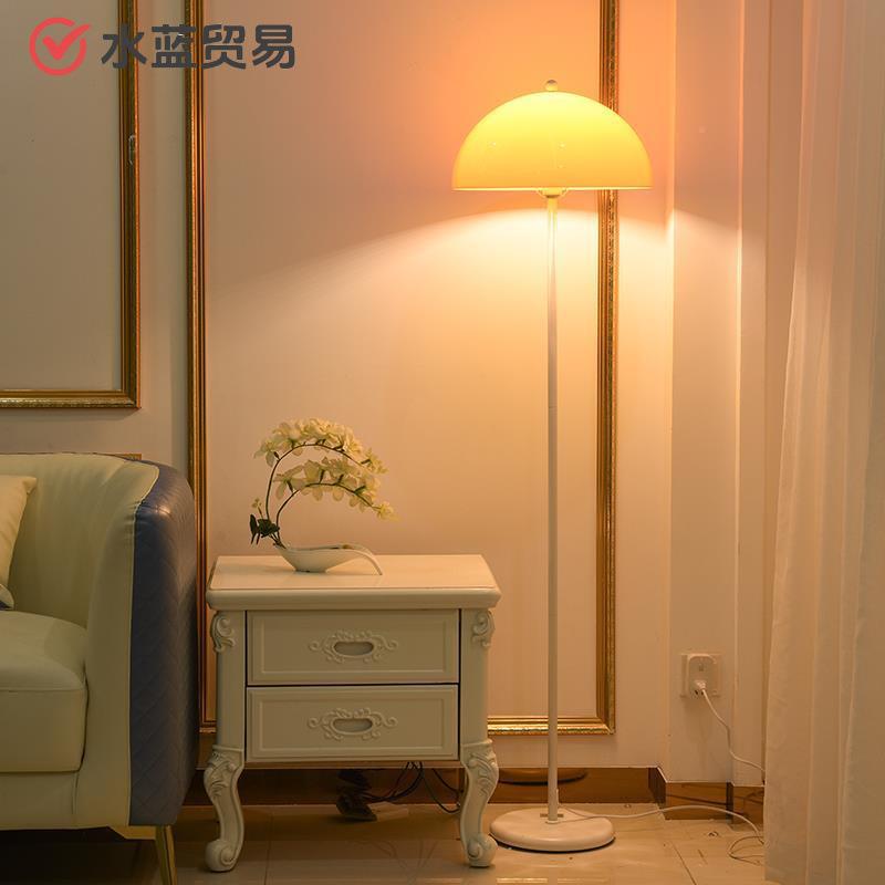 现代约客厅沙落地灯卧室床简头创意围法式奶油风发温氛馨装饰645