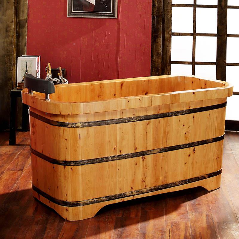 木桶桶香柏木浴沐浴桶成人泡缸澡大号洗澡CYT-018质桶木浴盆0浴18