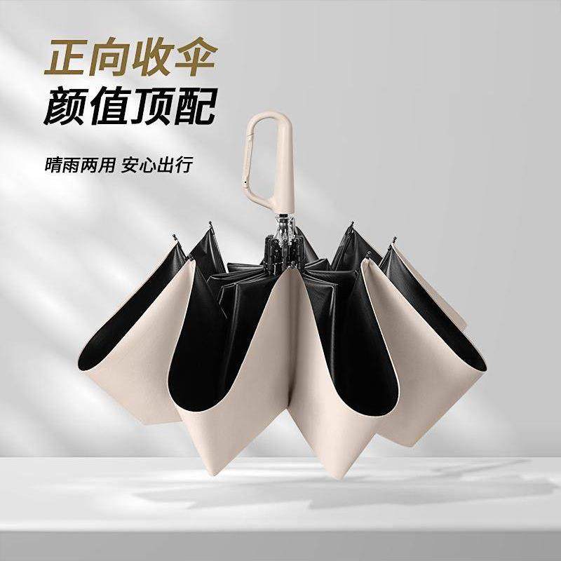 21寸8骨创意环扣伞手动折叠晴雨两用大号抗风双人旅游遮阳防晒伞,居家日用,伞帽,淘宝优惠券,粉丝福利购,淘宝优惠卷