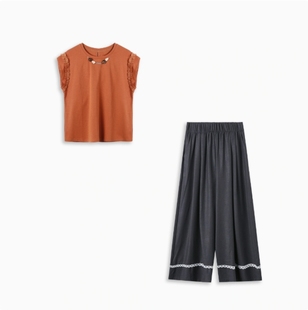 上身絕絕子 面料絕舒服 甜甜專享 裙褲 顯瘦 嘉年華套裝