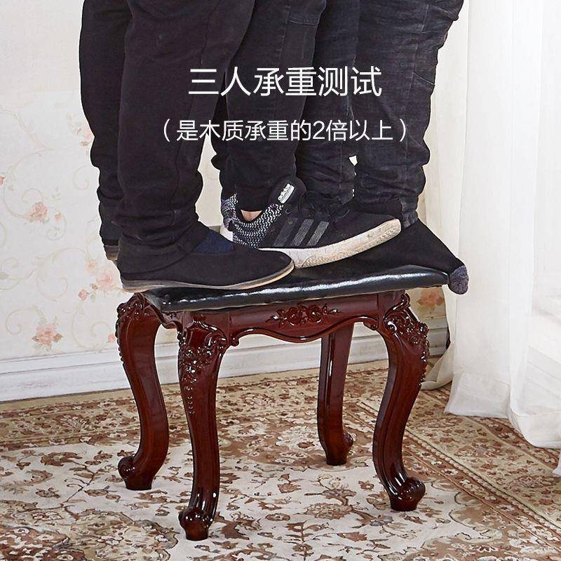 古筝凳885钢琴单人欧式梳妆台用凳子美式化妆椅中古典家小式方凳