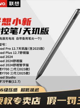 联想小新PadPro12.7天玑版 Pad2024 Y700二代 2023平板触控笔 主动式电容笔4096级压感 2025padpro手写笔