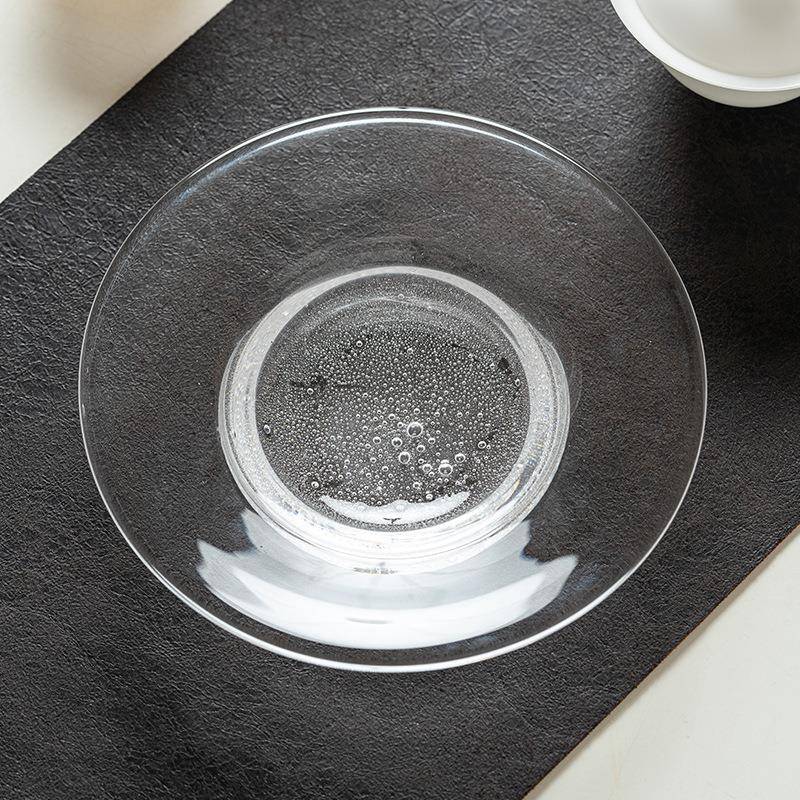 式月球24JS08-0壶承茶家茶承用高中硼硅干泡台高颜值茶点盘具配件