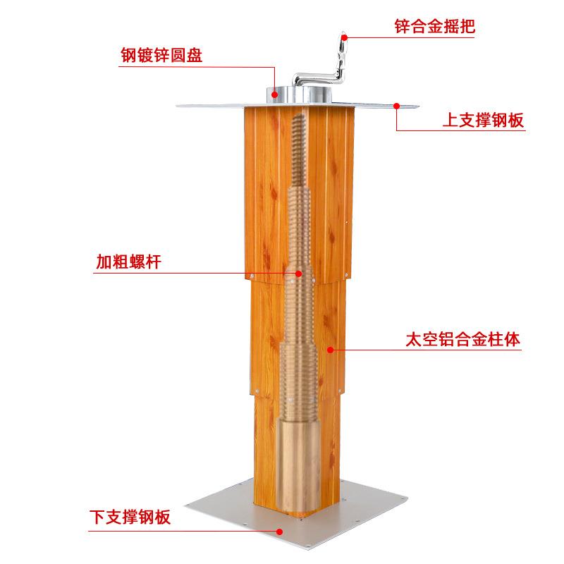 榻榻米升米降手动和室地台榻机榻手动榻榻升手动降桌手动升降台