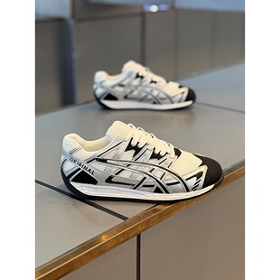 男子夏季透气2025新休闲百搭时尚阿甘时尚鞋舒适和轻便的网状运动