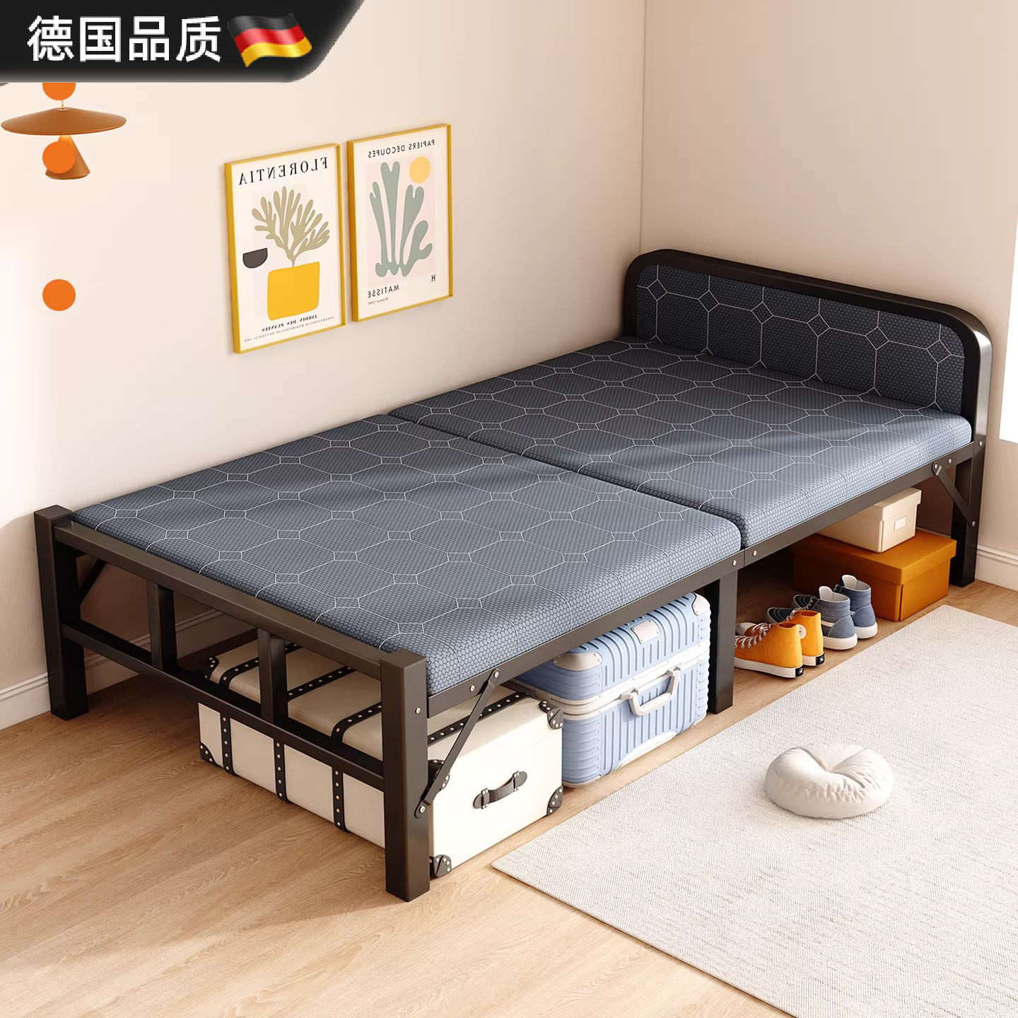 德国进口折叠床家用加厚加粗加固
