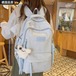 德国儿童书包女生小学生新款大容量初中生高中生可爱女孩双肩背包